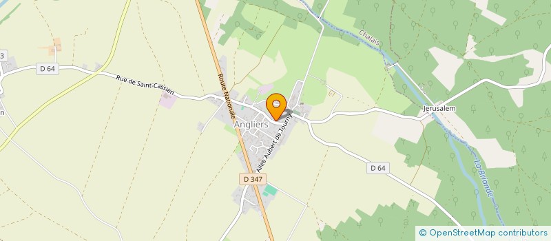 localisation de l'entreprise SCI BERNARD PINEAU  ANGLIERS