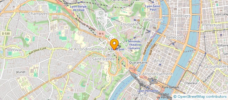 localisation de l'entreprise SCI BERNARD SAINT ALEXANDRE  LYON