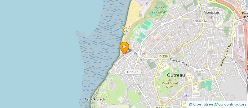 localisation de l'entreprise SCI BERNARD SPRADBRON  LE PORTEL