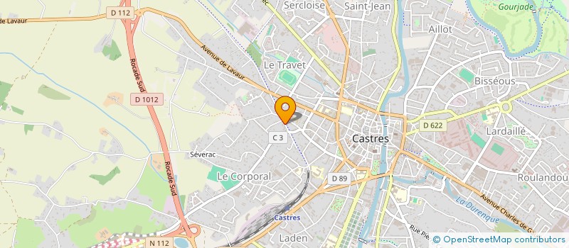 localisation de l'entreprise SCI BERNARDELO  CASTRES