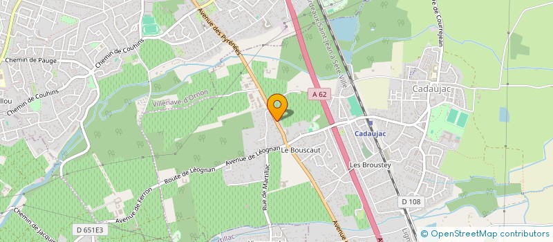 localisation de l'entreprise SCI BERNARDI  CADAUJAC