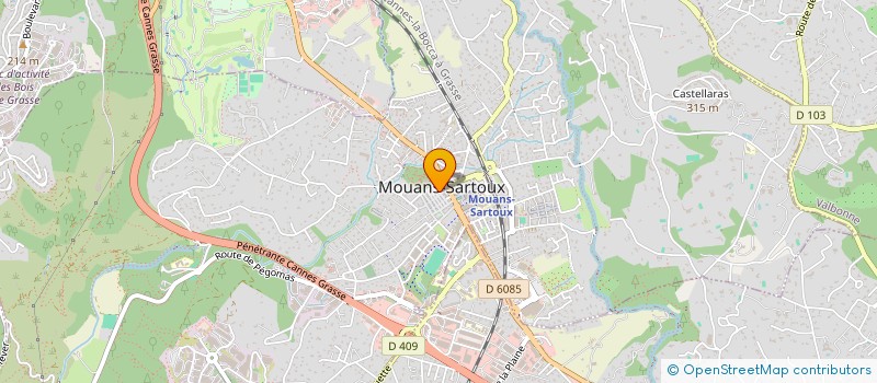 localisation de l'entreprise SCI BERNARDIN  CHATEAUNEUF-GRASSE