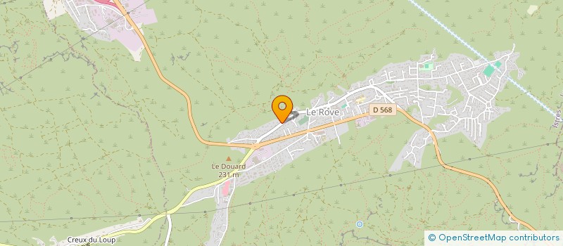 localisation de l'entreprise SCI BERNARDINI ALCAZAR  LE ROVE