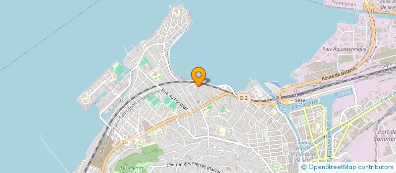 localisation de l'entreprise SCI BERNARDO  SETE