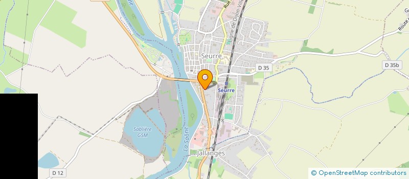 localisation de l'entreprise SCI BERNARDON  SEURRE