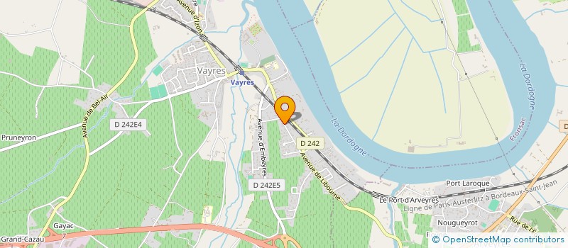 localisation de l'entreprise SCI BERNARDON  VAYRES