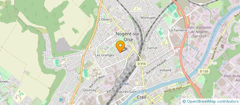 localisation de l'entreprise SCI BERNARDON  NOGENT-SUR-OISE