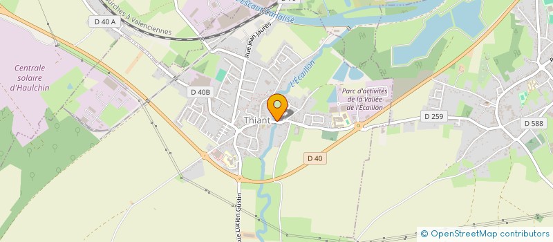 localisation de l'entreprise SCI BERNART  THIANT