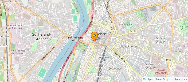 localisation de l'entreprise SCI BERNAT à VALENCE