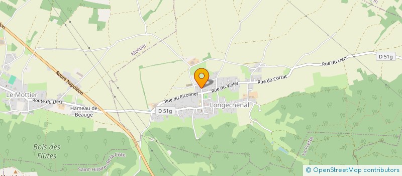 localisation de l'entreprise SCI BERNAT  LE GRAND-LEMPS