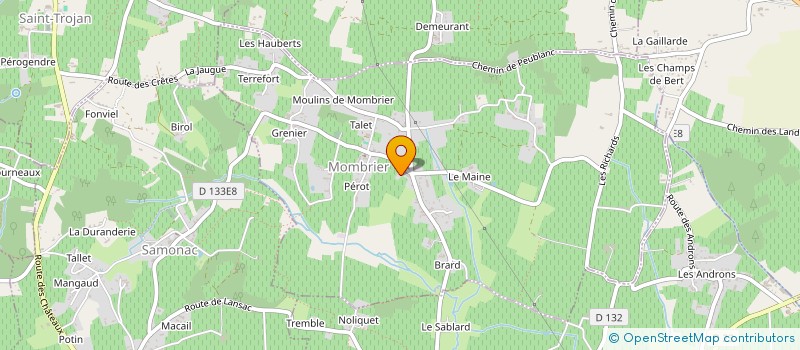 localisation de l'entreprise SCI BERNAT  MOMBRIER