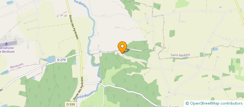 localisation de l'entreprise SCI BERNAT DE MAZOUS  SAINT-MARTIN