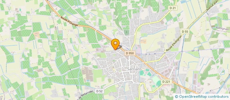 localisation de l'entreprise SCI BERNATO  SARRIANS