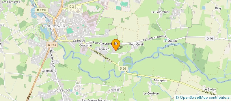 localisation de l'entreprise SCI BERNAY  PONT-DE-VAUX