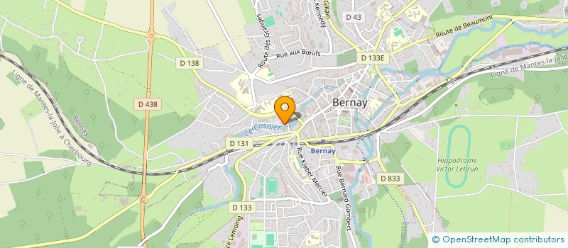 localisation de l'entreprise SCI BERNAY DENTAIRE  BERNAY