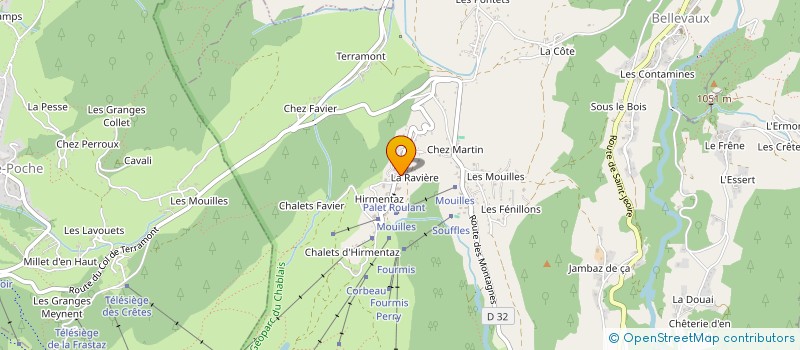 localisation de l'entreprise SCI BERNAZ à BELLEVAUX
