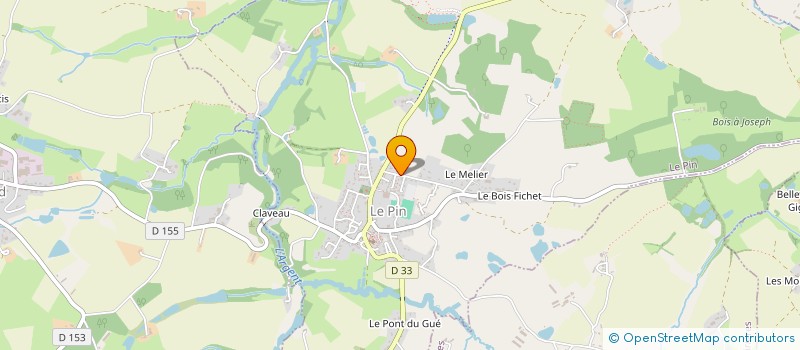 localisation de l'entreprise SCI BERNES à LE PIN