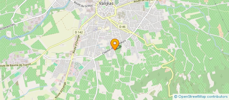 localisation de l'entreprise SCI BERNEX 2003 à VALREAS