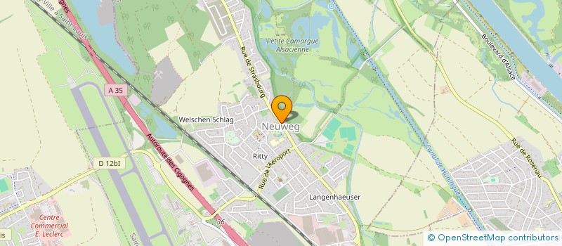 localisation de l'entreprise SCI BERNHARD  SAINT-LOUIS