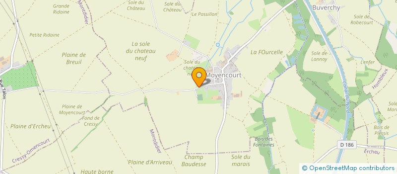 localisation de l'entreprise SCI BERNHARD MD  MOYENCOURT