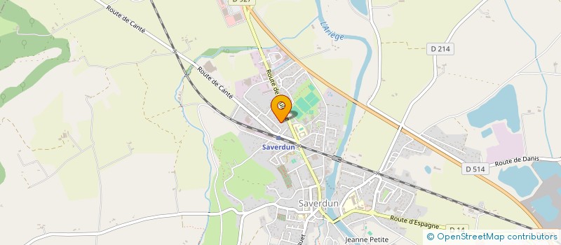 localisation de l'entreprise SCI BERNI à SAVERDUN