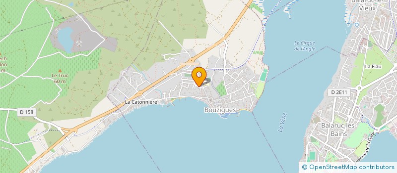 localisation de l'entreprise SCI BERNI  BOUZIGUES