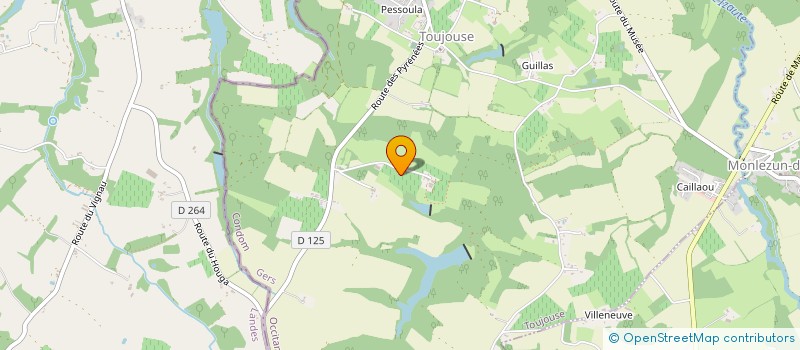 localisation de l'entreprise SCI BERNIC  MAULEON D'ARMAGNAC