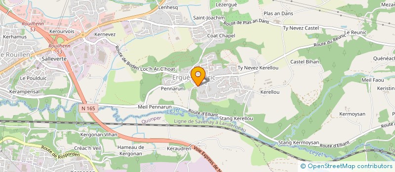 localisation de l'entreprise SCI BERNICOT  ERGUE-GABERIC