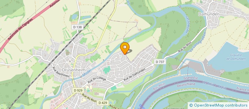 localisation de l'entreprise SCI BERNIE  DRUSENHEIM