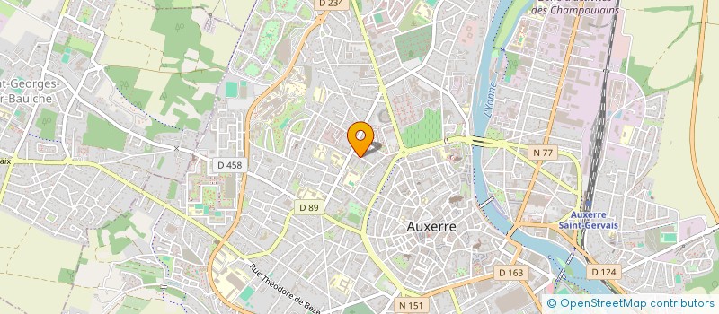 localisation de l'entreprise SCI BERNIER à AUXERRE