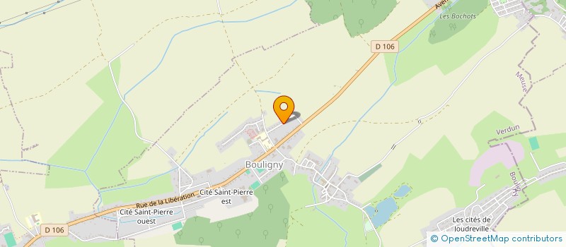 localisation de l'entreprise SCI BERNIER & FILS à BOULIGNY