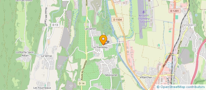 localisation de l'entreprise SCI BERNIER - FOUASSE  LA MOTTE-SERVOLEX