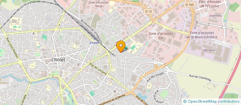 localisation de l'entreprise SCI BERNIER-HERAULT à CHOLET