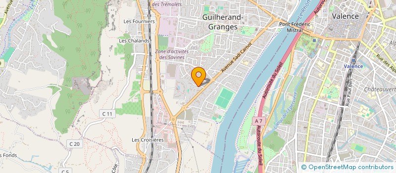 localisation de l'entreprise SCI BERNIER LECLAIR à GUILHERAND-GRANGES