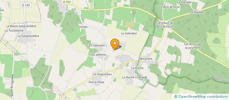 localisation de l'entreprise SCI BERNIER-LEGAGNEUX à BRISSAC LOIRE AUBANCE