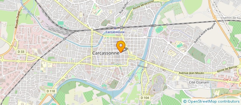 localisation de l'entreprise SCI BERNIERE à CARCASSONNE