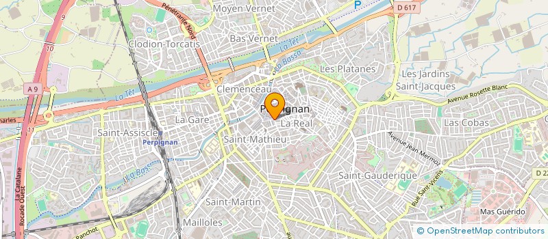 localisation de l'entreprise SCI BERNIS FULCHERI à PERPIGNAN