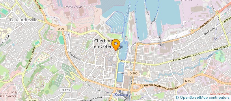 localisation de l'entreprise SCI BERNISSON à CHERBOURG-EN-COTENTIN