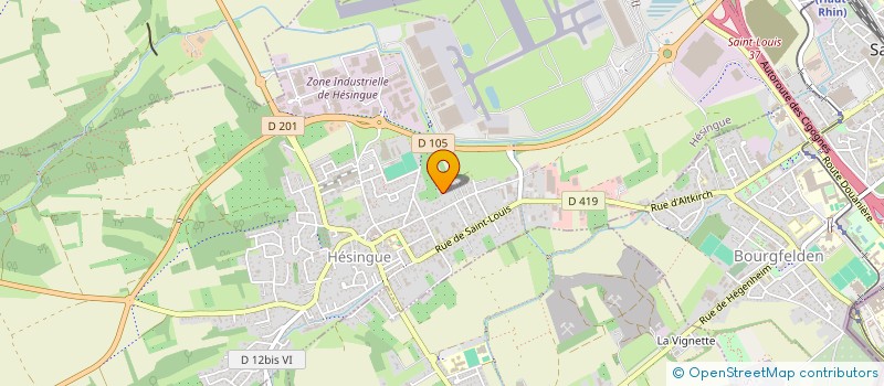 localisation de l'entreprise SCI BERNITEL  HESINGUE