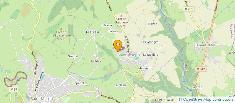 localisation de l'entreprise SCI BERNOISE  SAINT-JOSEPH