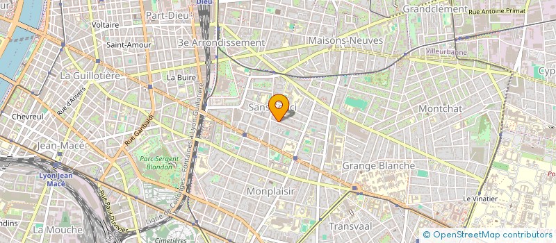 localisation de l'entreprise SCI BERNOS  LYON