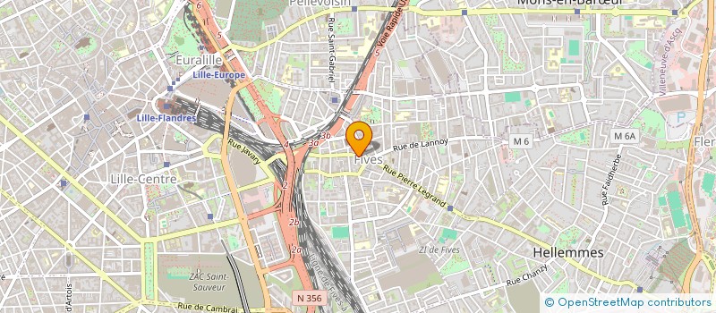 localisation de l'entreprise SCI BERNOS à LILLE