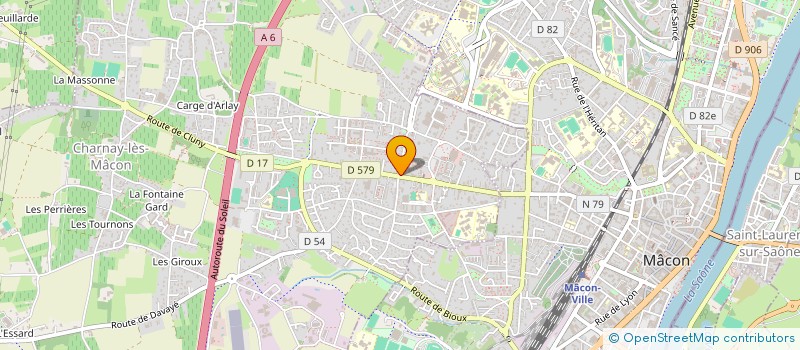 localisation de l'entreprise SCI BERNOUD à CHARNAY-LES-MACON