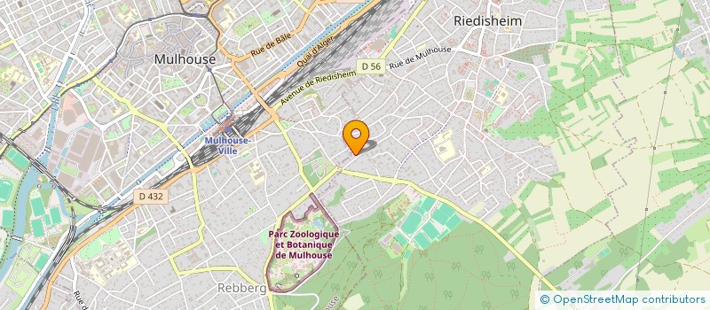 localisation de l'entreprise SCI BERNOYE  RIEDISHEIM