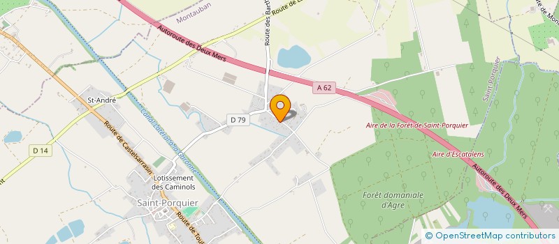 localisation de l'entreprise SCI BERNOYE  SAINT-PORQUIER