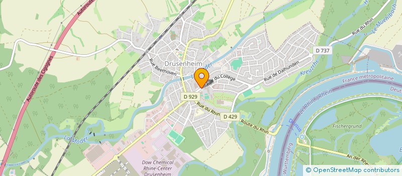 localisation de l'entreprise SCI BERNY  DRUSENHEIM