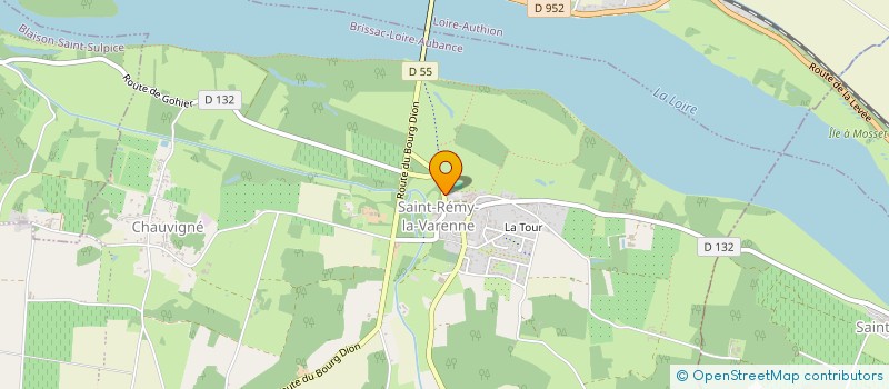 localisation de l'entreprise SCI BERODI à BRISSAC LOIRE AUBANCE