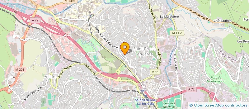 localisation de l'entreprise SCI BEROM  SAINT-PRIEST-EN-JAREZ