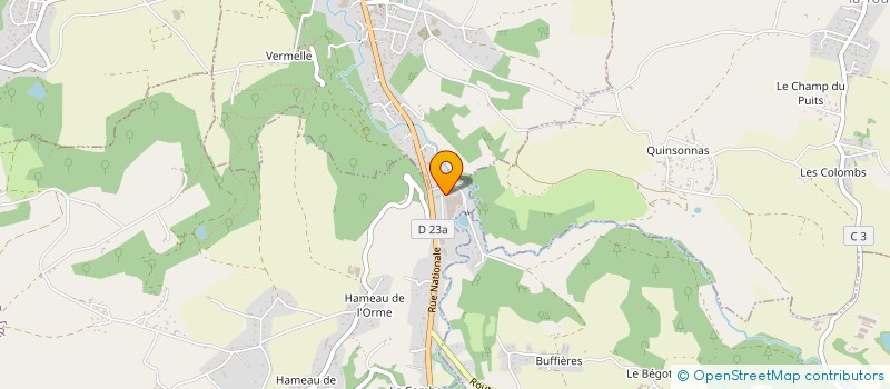 localisation de l'entreprise SCI BERONA  LES EPARRES