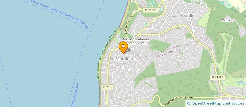 localisation de l'entreprise SCI BEROY  ARCACHON